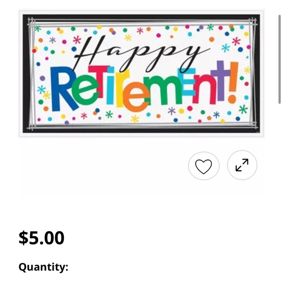 Retirement party BUNDLE-room decorating kit,Banner & Officially retired ensemble - Picture 2 of 11